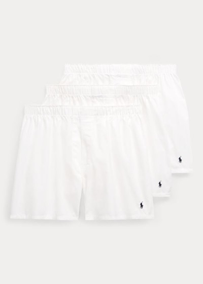 Boxer Polo Ralph Lauren Hombre Blancos - Classic Fit 3-Pack - EUHQX5674